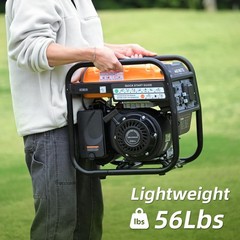 4400 Watts Inverter Generator Gas Powered, Portable Open Frame