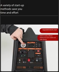 Silent 220v High Power Small Portable Mobile Electric/remote Start Generator
