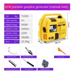 1KW Gasoline Generator 220V Mini Outdoor Commercial Pportable Gasoline Generator