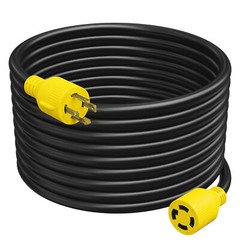 Leisure Cords NEMA L14-30 4 Prong Locking 30 Amp Generator Extension Cord, 50 ft