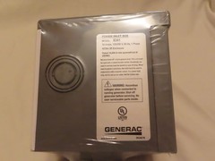 NOS Generac 6341 Power Inlet Box 50 Amp NEMA CS6375 125/250 VAC NM Flip Lid
