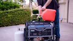 Pulsar 12000 Watt Portable Dual Fuel Propane/Gas Generator Electric Start G12KBN