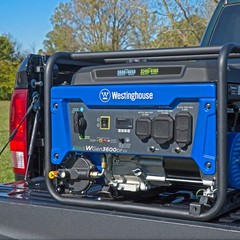 Westinghouse 4650-W Portable Dual Fuel Powered Remote Start Generator, CO Sensor