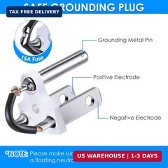 Dreyoo Neutral Ground Bonding Plug for Portable Inverter Generator, Grounding Pl