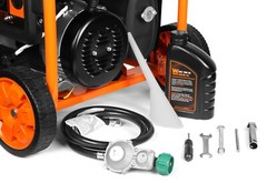 WEN DF623X 6250W 120/240V Dual Fuel Electric Start Portable Generator/CO Sensor