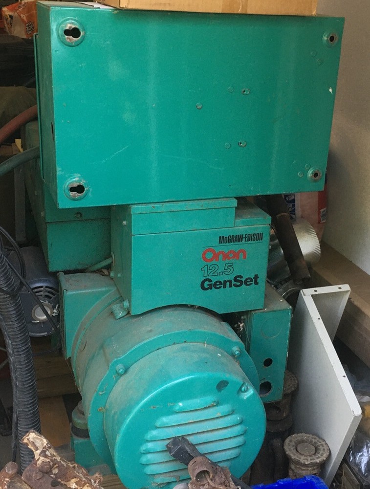 Onan 12.5Kw Natural Gas Or Propane Generator, Complete W/ Auto Transfer Switch