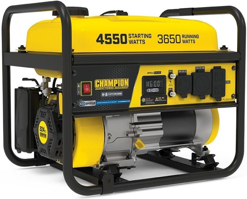 Champion 3650-Watt 4550-Watt Peak RV-Ready Portable Generator with CO Shield