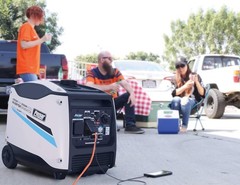 Pulsar 4,500-W Portable RV Ready Gas Powered Inverter Generator w/ Remote Start