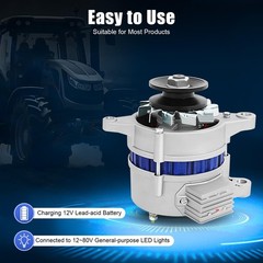 1200W 12V 14V AC DC Permanent Magnet Generator Low RPM Pure Copper Agricultural