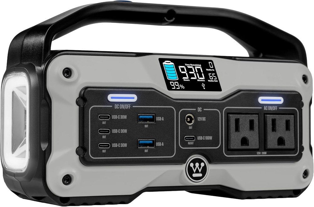 Igen400S 400 Watt, 183Wh Portable Power Station and Solar Generator with LED and