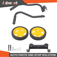 Labwork Generator Wheel Kit For 40065 W/ Folding Handle & Never Flat Tire 2 Pack