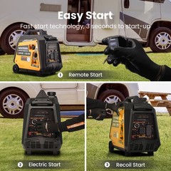 Inverter Generator 3200w Gasoline 2800w LPG Dual Fuel Home backup generator