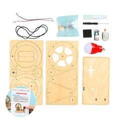 Handheld Crank Generator Power Kits DIY Hand Generator Education Science Kits