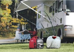 Silver Generator Cover Waterproof Outdoor Protector for Honda EU2200i EU2000i