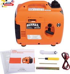 GENMAX Portable Generator EPA Compliant Eco-Mode Lightweight for Home & Camping