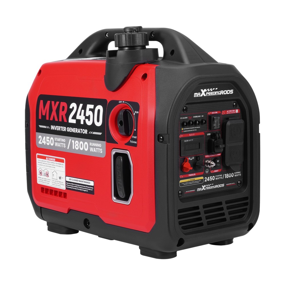 Ultra Light 15kg Inverter Generator 2x USB & 120V Outlets for Garden Gatherings