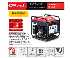 Multi-Fuel Generator Gasoline/LPG Inverter 220V Home Use Outdoor Compact