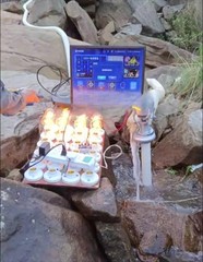 Micro Hydroelectric Generator 300W 220V High-Power with TV Lighting Outdoor