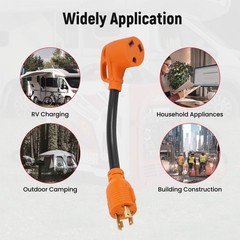 4KW Portable Dual Fuel Generator Inverter APP Start L5-30P to TT-30R Adapter