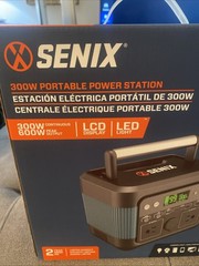 Senix ps300 portable power 300W(600W peak) AC, USB a, c 12v DC car charger,