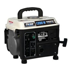 Pulsar 1200-Watt Quiet Portable Gas Powered Generator Home RV Camping Tailgating