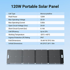 Dabbsson Portable Power Station 768Wh 600W LiFePO4 w/ 120W Foldable Solar Panel
