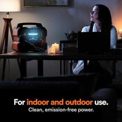 Generac GB2000 2106Wh Portable Power Station 1600W 3200W Peak Solar PB StartBtns