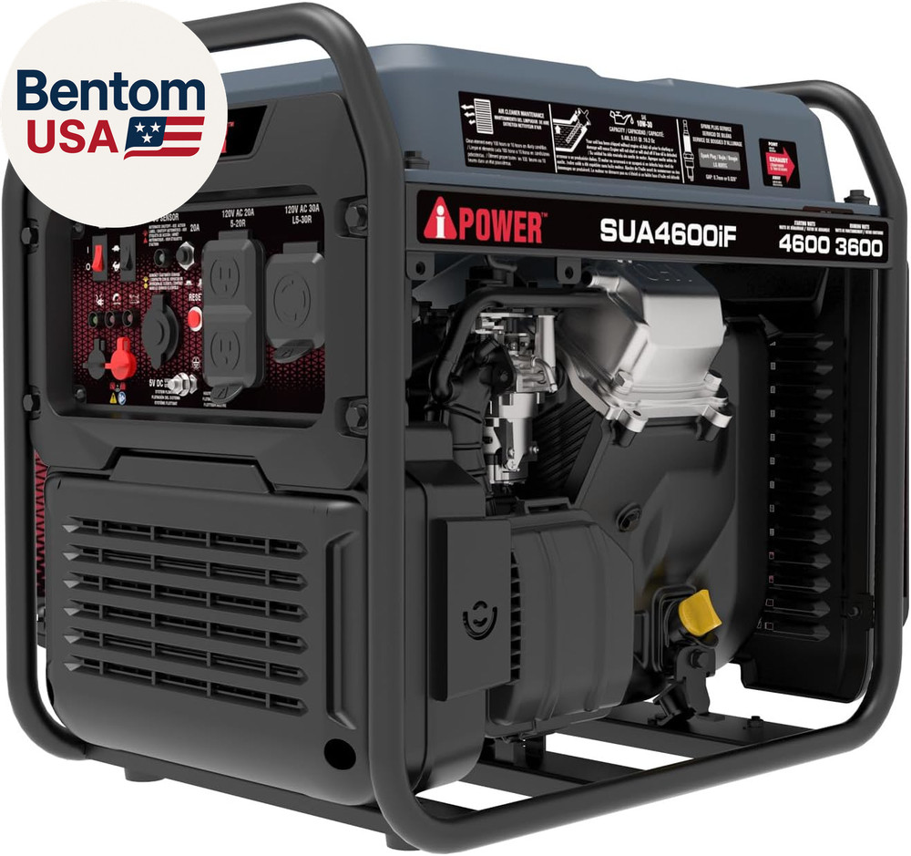 4600W Rv-Ready Quiet Portable Inverter Generator Gas Powered, Ultra-Lightweight
