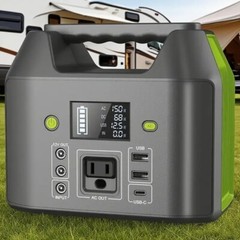 Portable Power Station – High-Capacity Generator with AC/DC/USB-C Outputs