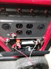 Honda Model: EM6500SX Powerful 6500W 120/240V Industrial Generator