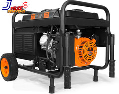 56475 4750-Watt Portable Generator with Electric Start and Wheel Kit NEW