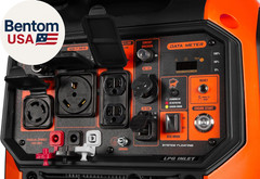 6800-Watt Dual Fuel Rv-Ready Electric Start Portable Inverter Generator with Fue