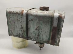 Vintage Antique Rectangle Generator Gas Tank w/ Straps