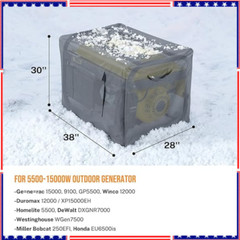 Generator Covers Heavy Duty Waterproof, 38”Lx28”Wx30”H Portable Generator Cov…