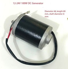 Hand-crank Foot-powered and Water-powered Permanent Magnet DC Generators
