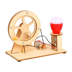 Handheld Crank Generator Power Kits DIY Hand Generator Education Science Kits