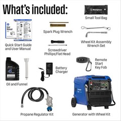 Westinghouse 12000W Dual Fuel Inverter Generator Remote Start RV Ready New