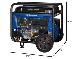 Westinghouse 12500 Watt Dual Fuel Home Backup Portable Generator, Remote Elec…