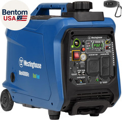 4000 Peak Watt Super Quiet Dual Fuel Portable Inverter Generator, Remote Electri