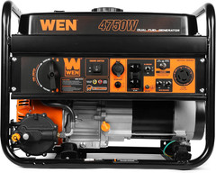 WEN DF472X 4750-Watt 120-Volt/240-Volt Dual Fuel Portable Generator with CO Shut