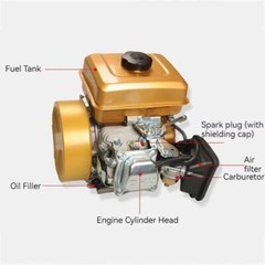 3000W Electric Range Extender Gasoline Charging Generator Range Extender 48-72V