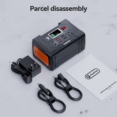 Portable 200W Power Station 60W/18V Solar Panel Backup Outdoor/Indoor/Camping/RV
