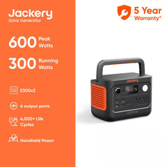300W/600W Peak Push Button Start Portable Power Station Explorer 300 V2, Battery