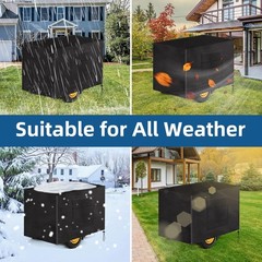 Waterproof outdoor cover for portable generators.