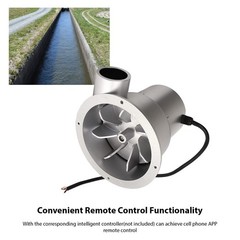 3-High Efficiency 50W Water Turbine Generator For Backyard Garden Pond