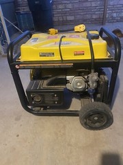Champion 100297 Dual Fuel Portable Generator with Electric Start