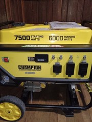 2025 Champion 7500W/ 6000W Portable Gasoline Generator