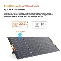 OSCAL PowerMax 6000W Portable Power Station 3600Wh + Extra Battery Solar Panel
