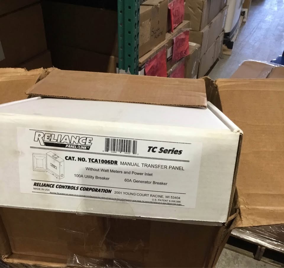 Reliance control 100-amp outdoor Transfer Panel TCA 1006DR