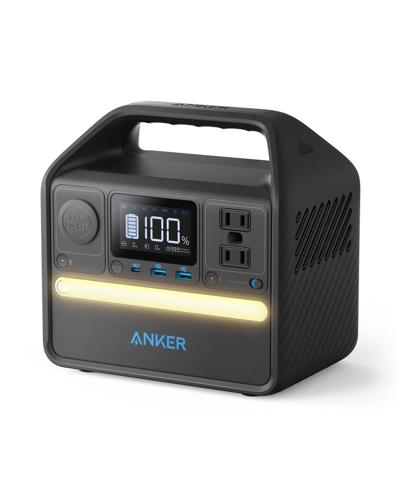 Anker 521 Portable Power Station Upgraded with LiFePO4 Battery 256Wh 6 Port